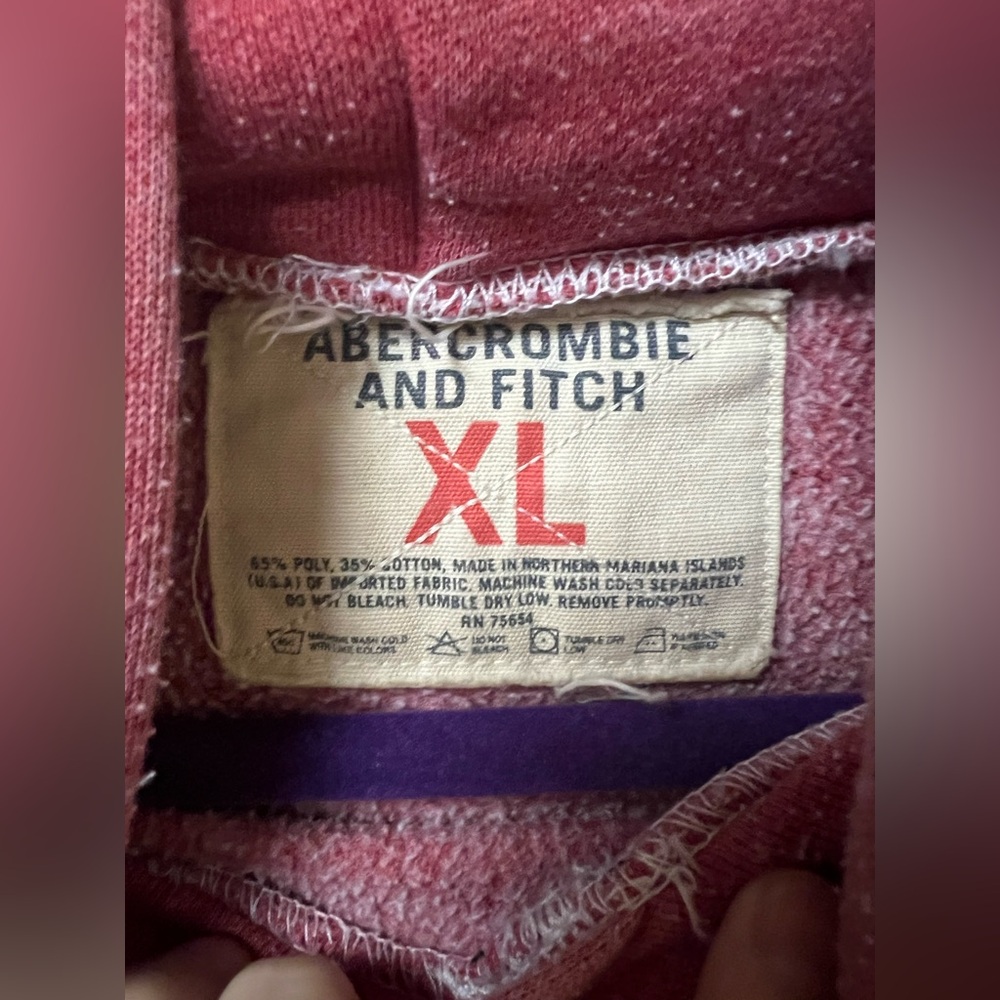 Abercrombie & Fitch Vintage Red Cooper Kiln Hoodie ASO Jessica Simpson - Picture 3 of 11